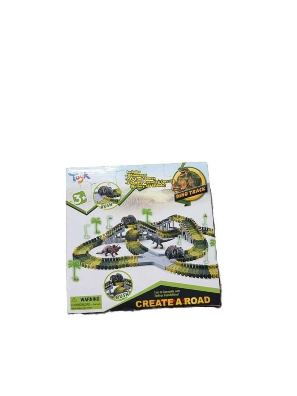 Toyk Create A Road Dino Track Playset